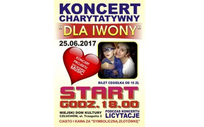 POMOC DLA IWONY HŁADASZ – KONCERT CHARYTATYWNY