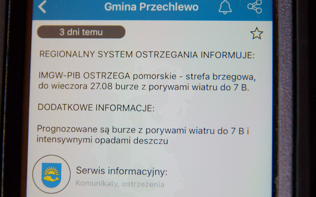 SISMS – SYSTEM POWIADAMIANIA RATUNKOWEGO W PRZECHLEWIE