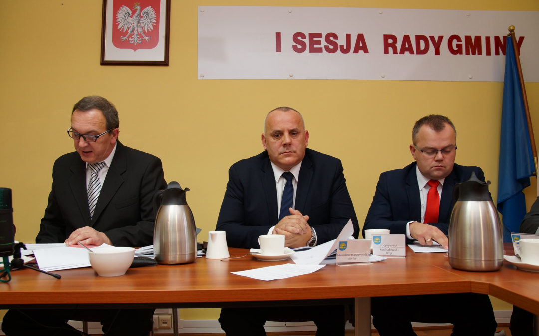 SESJA INAUGURACYJNA NOWEJ RADY GMINY PRZECHLEWO