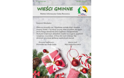 WIEŚCI GMINNE – Gmina Rzeczenica – grudzień 2019