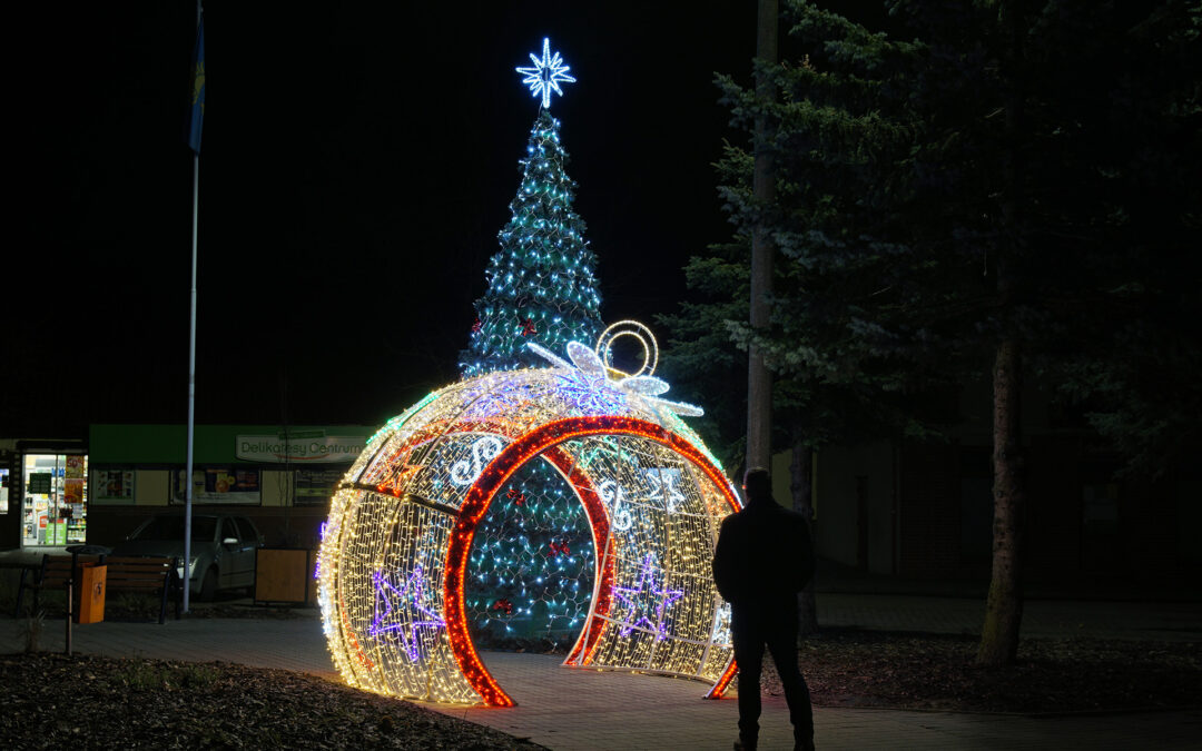 REKORDOWE ILUMINACJE ŚWIETLNE W PRZECHLEWIE