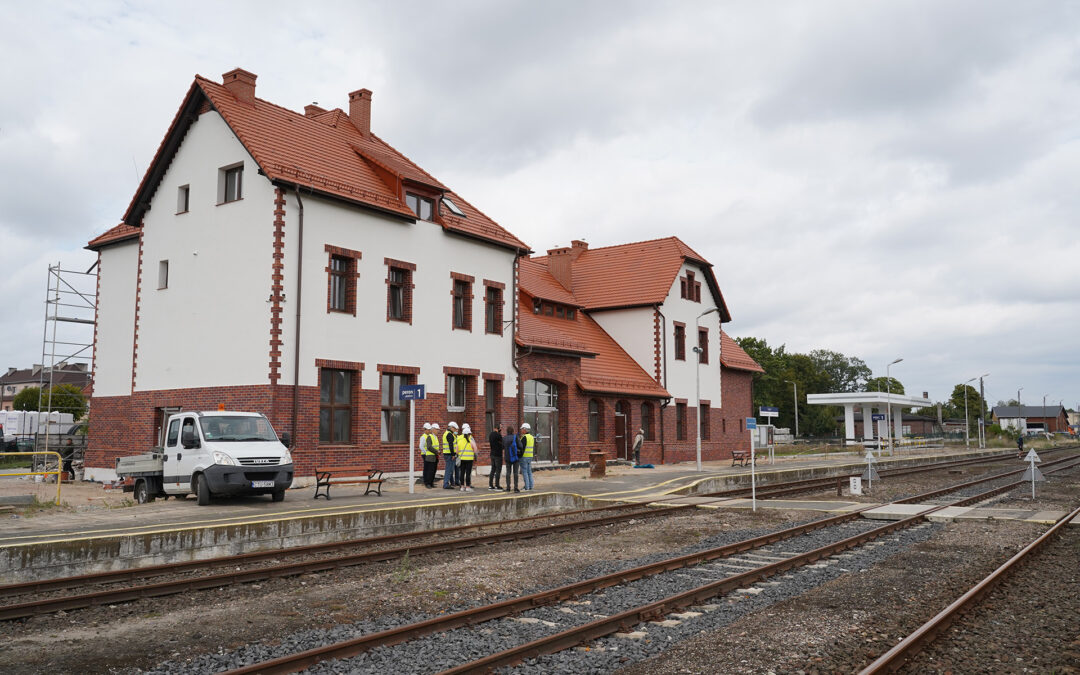 CZŁUCHOWSKI DWORZEC KOLEJOWY NIEBAWEM BĘDZIE GOTOWY