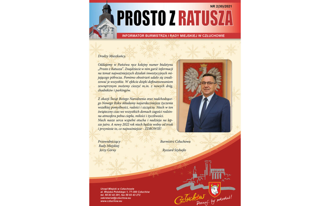 PROSTO Z RATUSZA – Miasto Człuchów – grudzień 2021