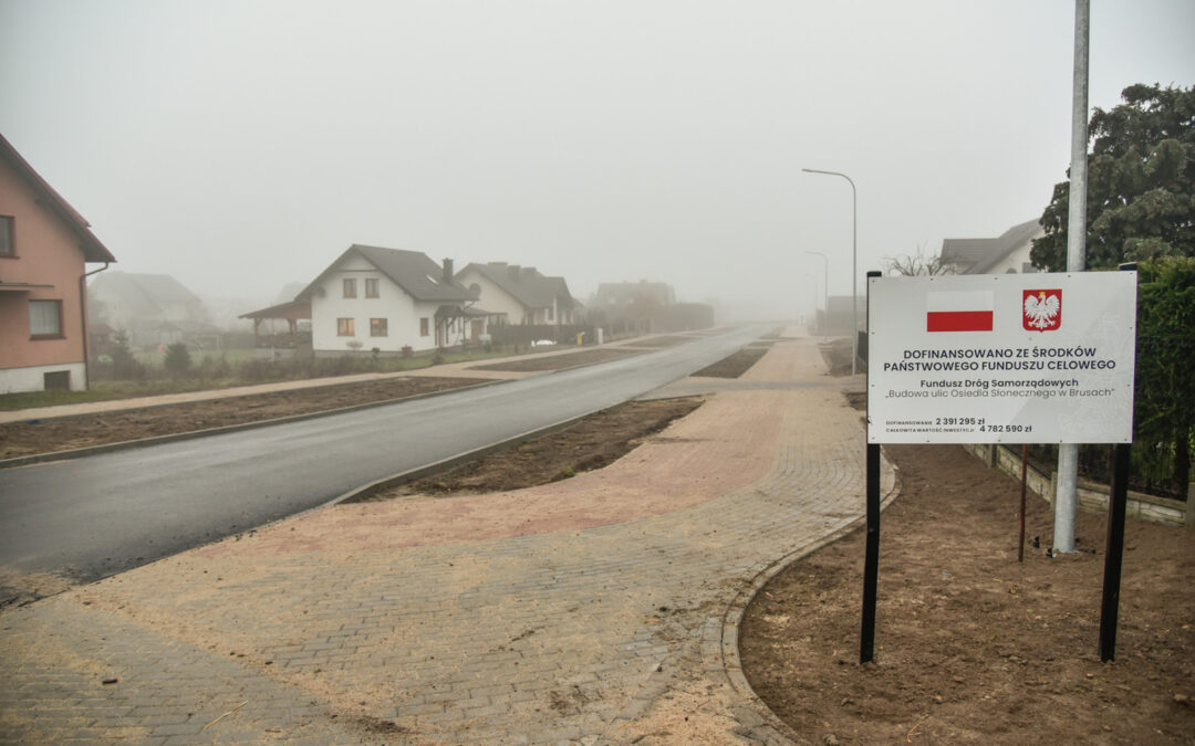 NOWE NAWIERZCHNIE DRÓG NA OS. SŁONECZNYM