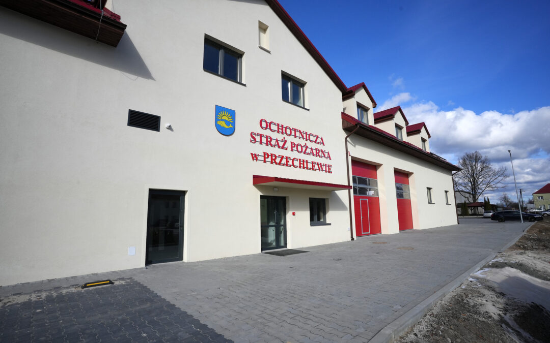 NOWA REMIZA OSP ORAZ CENTRUM OPIEKUŃCZO MIESZKALNE – SĄ JUŻ GOTOWE [GALERIA]