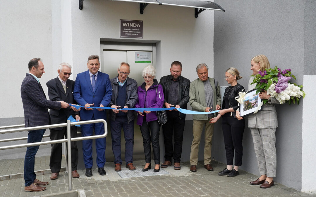 MIEJSKI OŚRODEK POMOCY SPOŁECZNEJ MA JUŻ WINDĘ