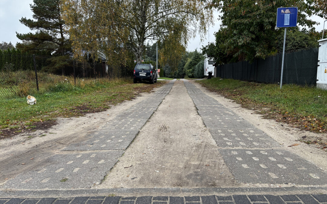 PRACE DROGOWE W ZACHODNIEJ CZĘŚCI SĘPÓLNA KRAJEŃSKIEGO