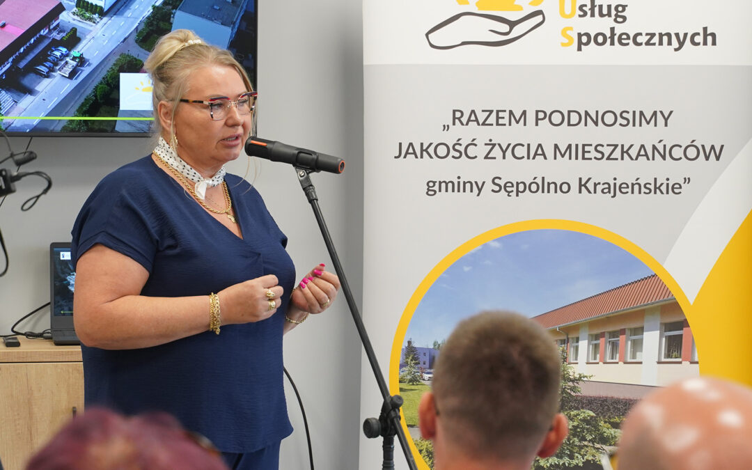 SĘPOLEŃSKIE CENTRUM USŁUG SPOŁECZNYCH PO ROZBUDOWIE – OFICJALNIE OTWARTE