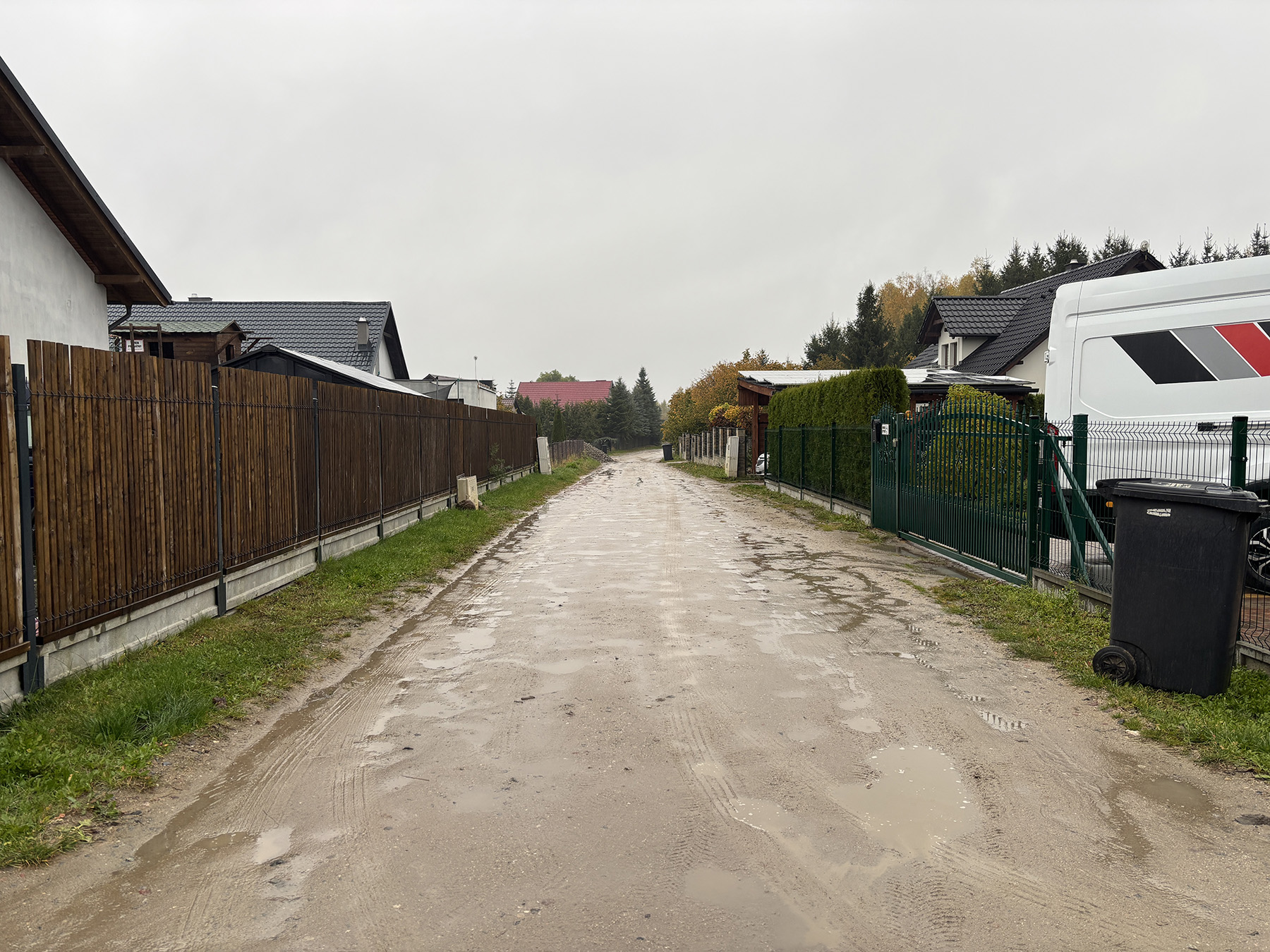 ul. Sobieszczyka w Sępólnie Krajeńskim (przed remontem) – październik 2026